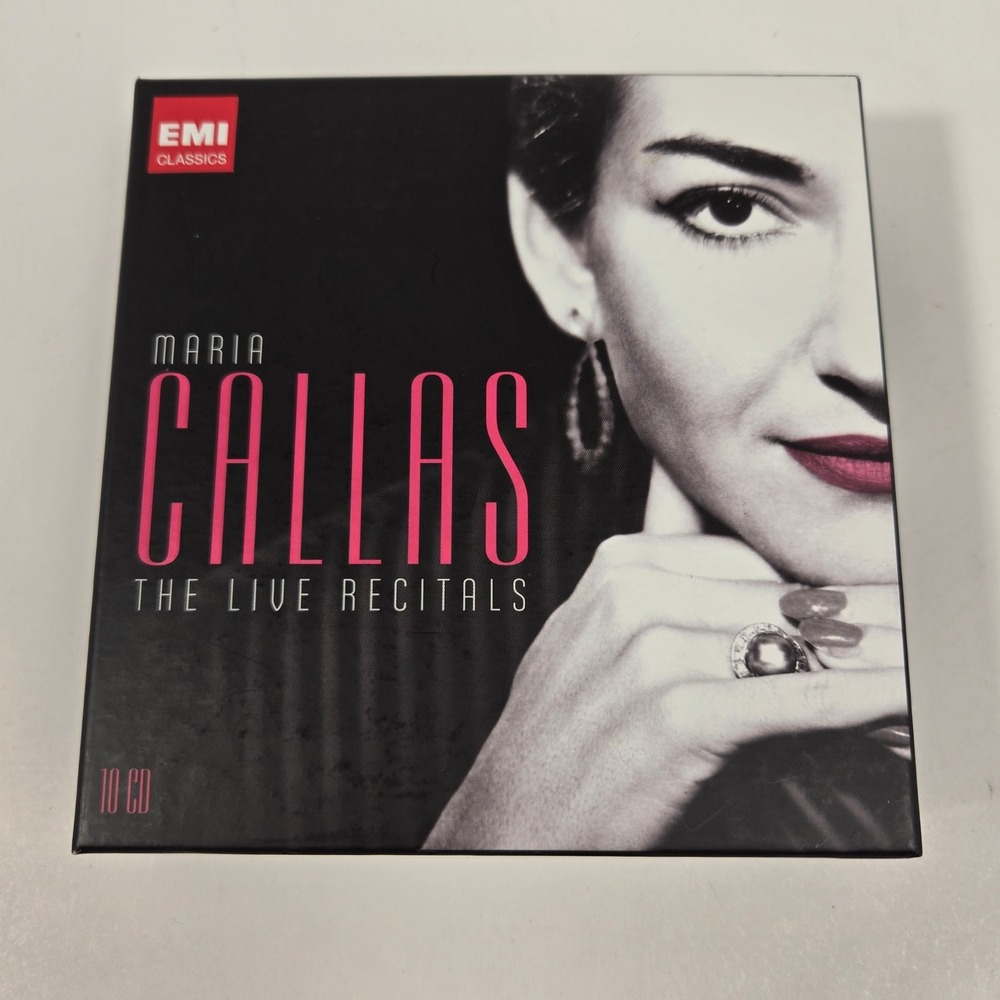 Maria Callas The Live Recitals 10 CD Box Set EMI Classics Opera Vocal Boxset EX